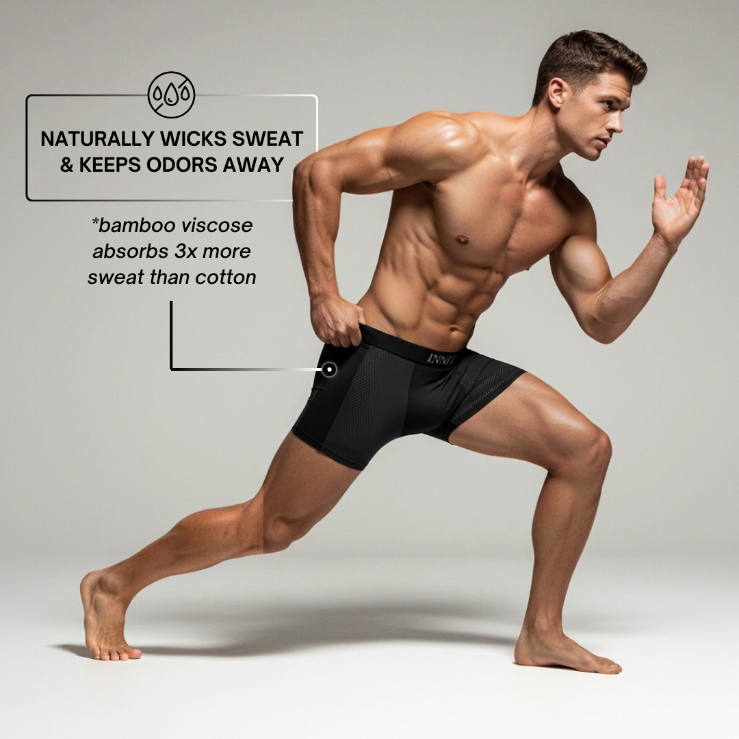 INNIT Bamboo Boxers 3-Pack Blue | + 3 FREE