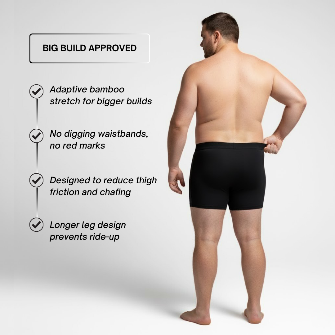 INNIT Bamboo Boxers 3-Pack Black | + 3 FREE