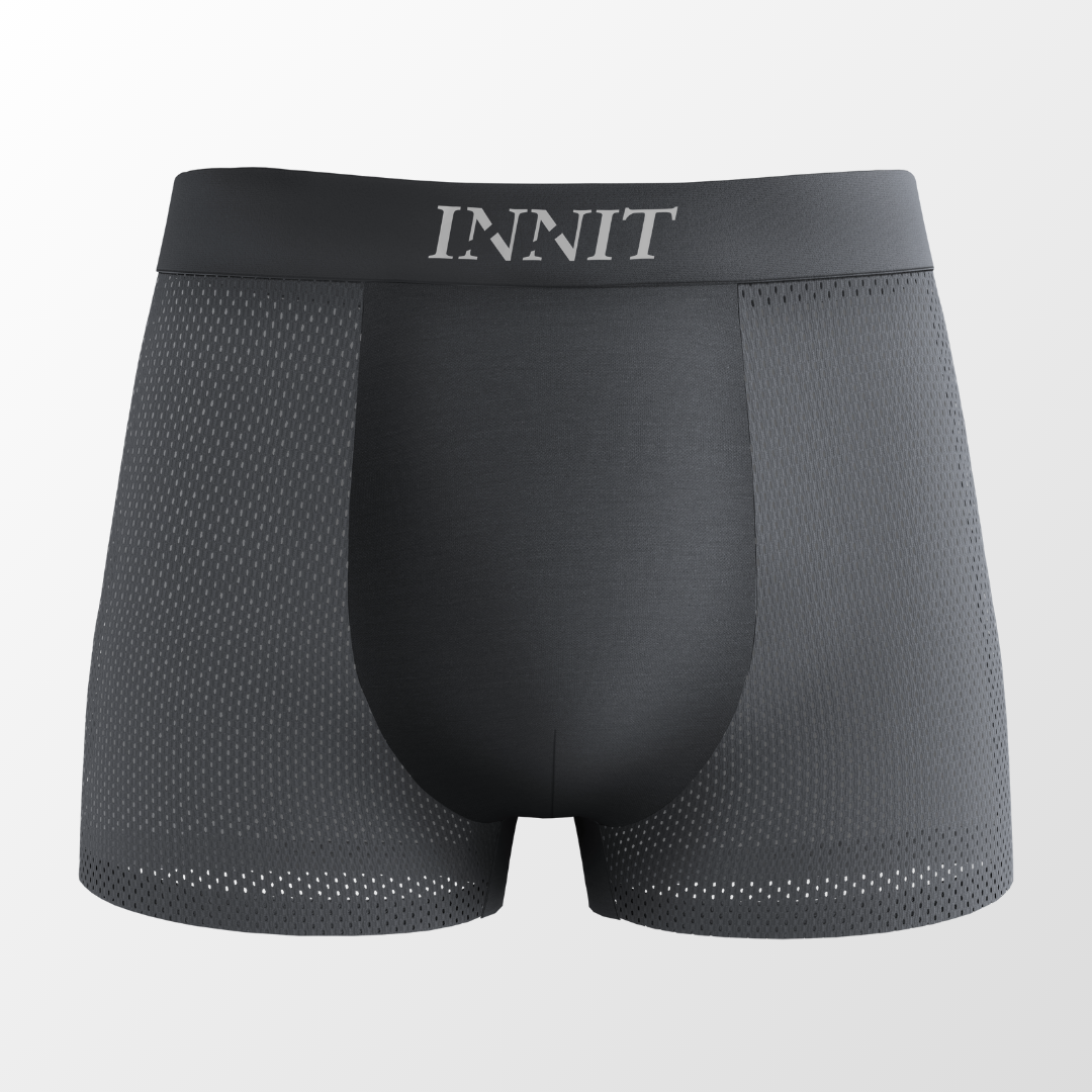 INNIT Bamboo Boxers 3-Pack Grey | + 3 FREE